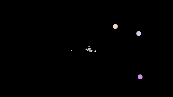 2D Gravity simulation box (V1.0) by me