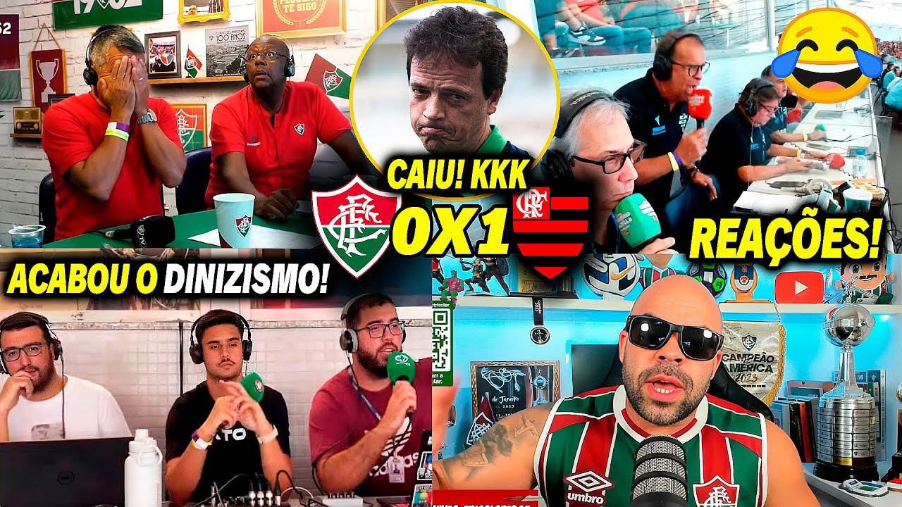 😂🚨 IMPOSSIVEL NÃO RIR DOS TRICOLORES! ''ACABOU O DINIZISMO DE VEZ KKKK'' | FLUMINENSE 0X1 FLAMENGO