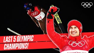 Men’s Ski Jumping – Large Hill | Last 5 Champions 🥇