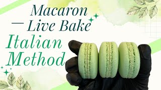 Bake Toujours is going live and demoing Italian macarons!