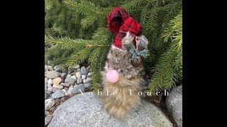 How to make a Wine Bottle Gnome by A Noble Touch