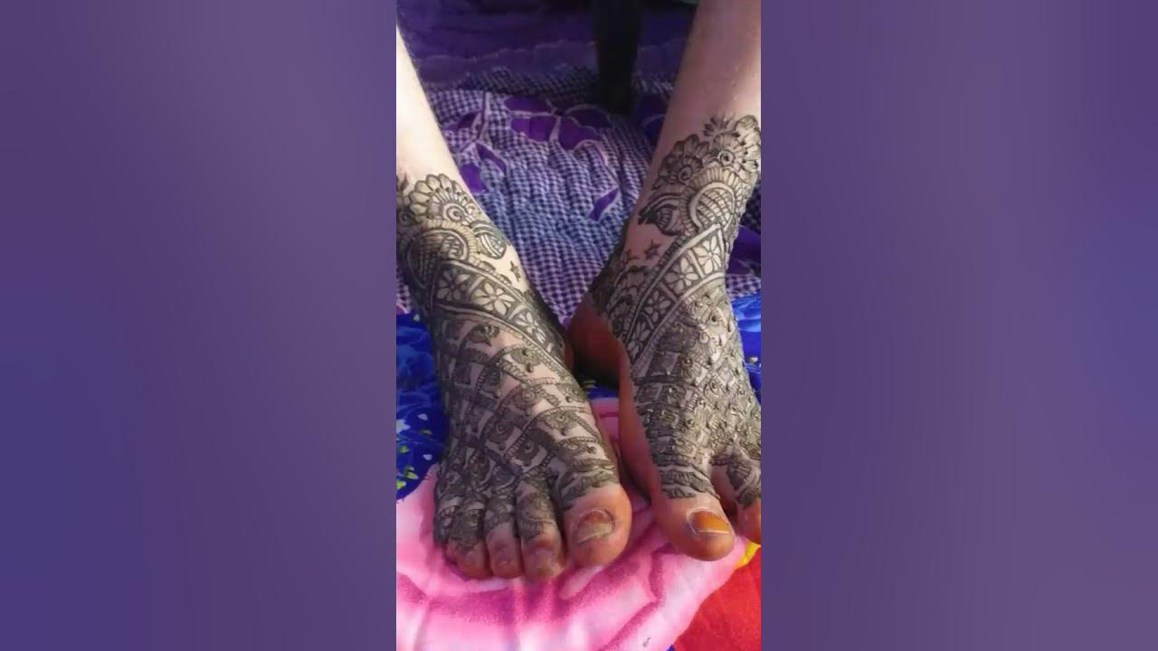 new-latest-pairon-ki-mehndi-design-youtubeshorts-tranding-viral