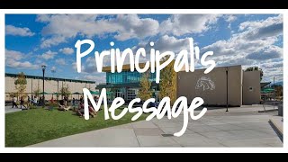 Principal's Message ~ 5.13.22