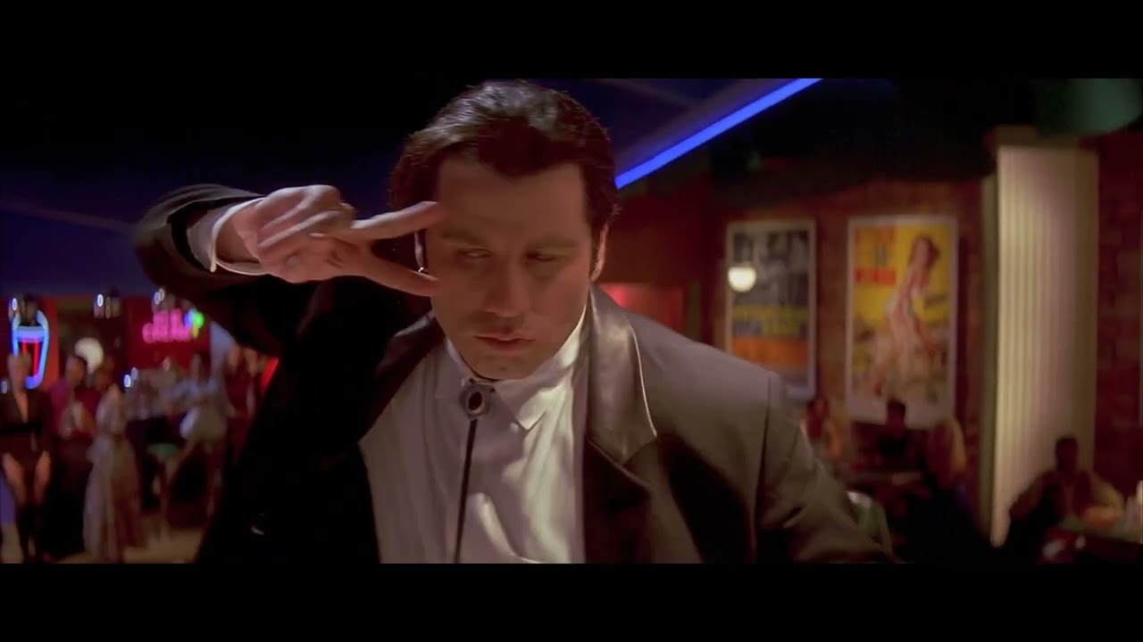 Pulp Fiction Twist Dance 💃🕺 in HDR 4K | Tarantino’s Coolest Scene?