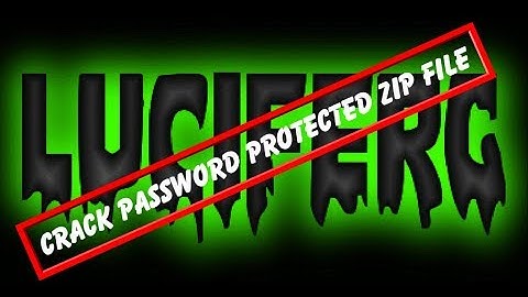How to crack the password protected zip file | (Fcrackzip)