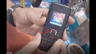 nokia 105 RM-1133   عطل زر الاتصال و الفلاش