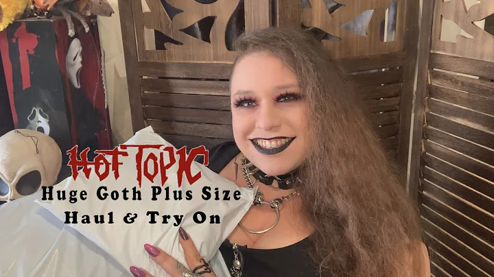 Huge Hot Topic  Goth Plus Size Haul and Try On
