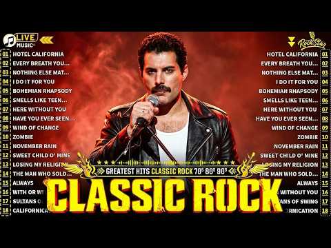 Nirvana, Led Zeppelin, Bon Jovi, Aerosmith, U2, ACDC🤘Classic Rock Songs 70s 80s 90s Full Album