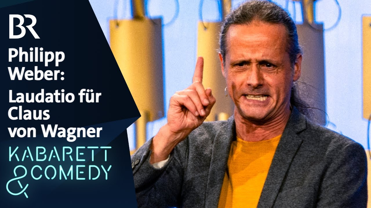 Philipp Weber: Laudatio für Claus von Wagner | Bayerischer Kabarettpreis 2025 | BR Kabarett & Comedy
