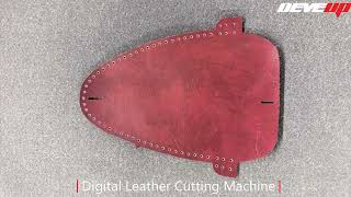 DEVEUP Auto Feeding CNC Oscillating Knife Cutter | Fabric Leather Cutting Machine with Picking Table