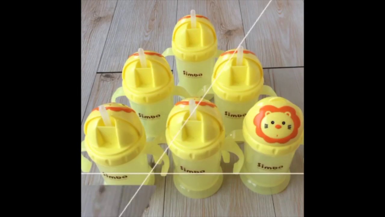 Simba Flip-it Straw Training Cup - YouTube