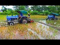 Sonalika DI 745 III Gorkha series tractor stuck in heavy mud || pulling out stuck tractor from swamp