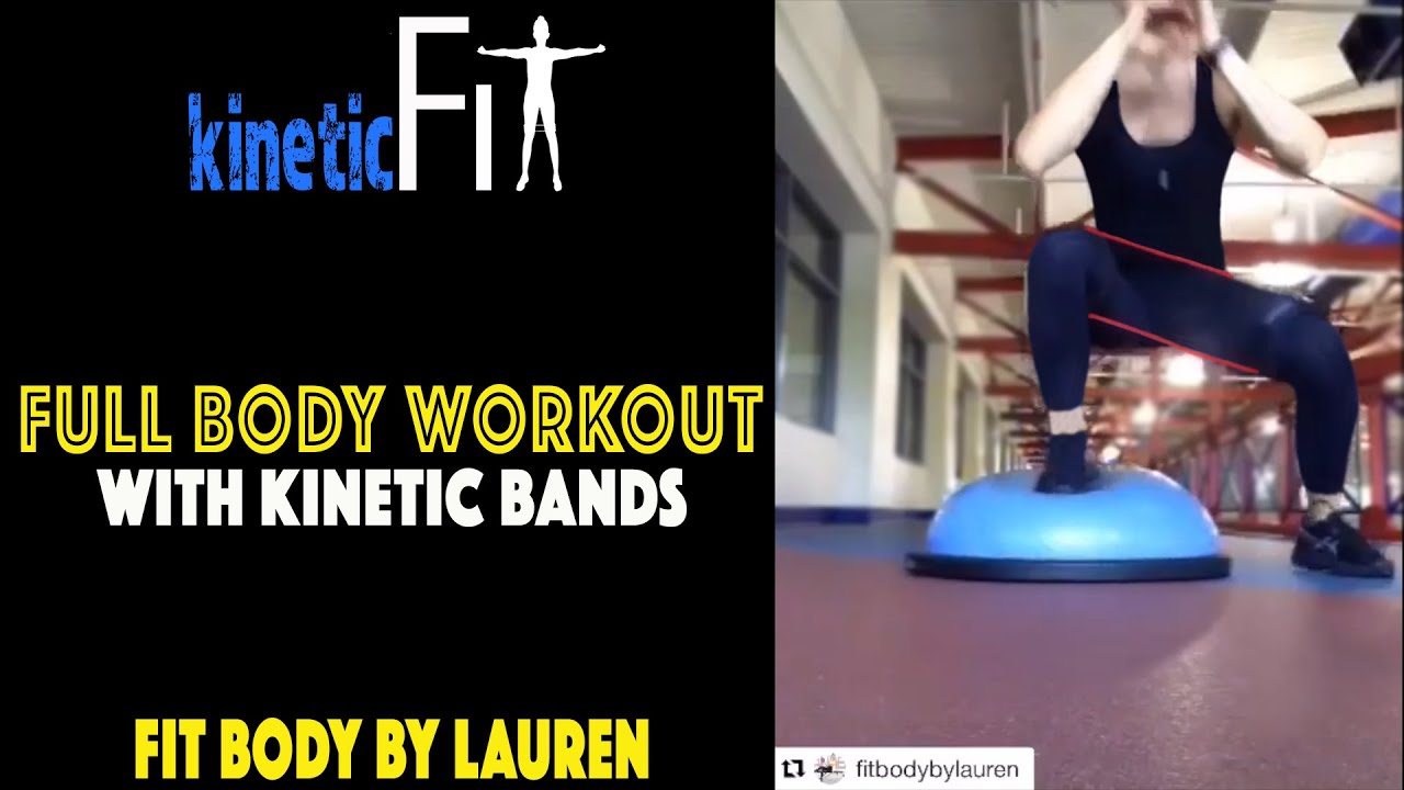 Kinetic Bands Fit  You Bet your Cute Glutes this one Burned workout with Fitbody by Lauren
