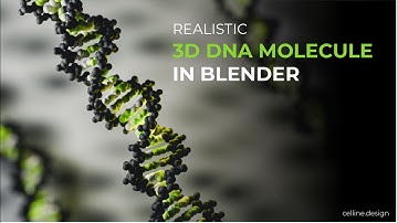 Blender Tutorial | Creating a Realistic DNA Molecule | Beginner Level
