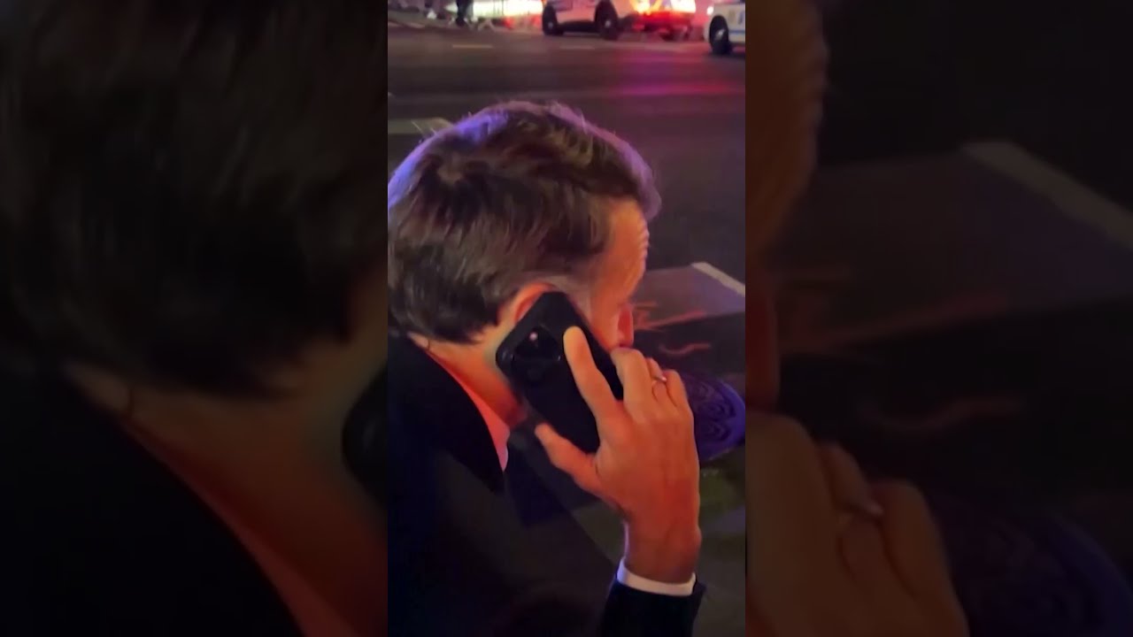 BREAKING NEWS Macron Stopped On NYC Street Calls Trump Amid Motorcade DRM News AC14