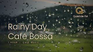 Rainy Day Café Bossa Nova · 1 Hour Cozy Café Music with Soft Rain screenshot 5