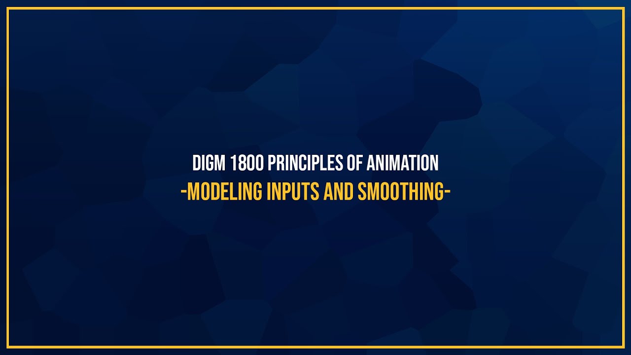 POA: Modeling Inputs and Smoothing - YouTube