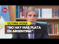 Ministro de Economía de Argentina da primer anuncio económico del gobierno de Javier Milei