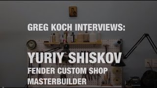 Fender Custom Shop Factory Tour  •  Interview w/ Masterbuilder Yuriy Shiskov