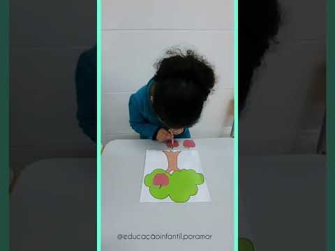 ATIVIDADE COM MAÇÃ 🍎 SUCÇÃO #shorts - educação infantil ❤
