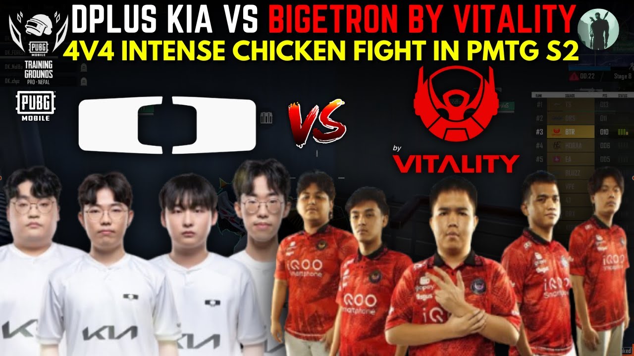 BIGETRON BY VITALITY VS DPLUS KIA WHO WILL DOMINATE PUBG MOBILE ?