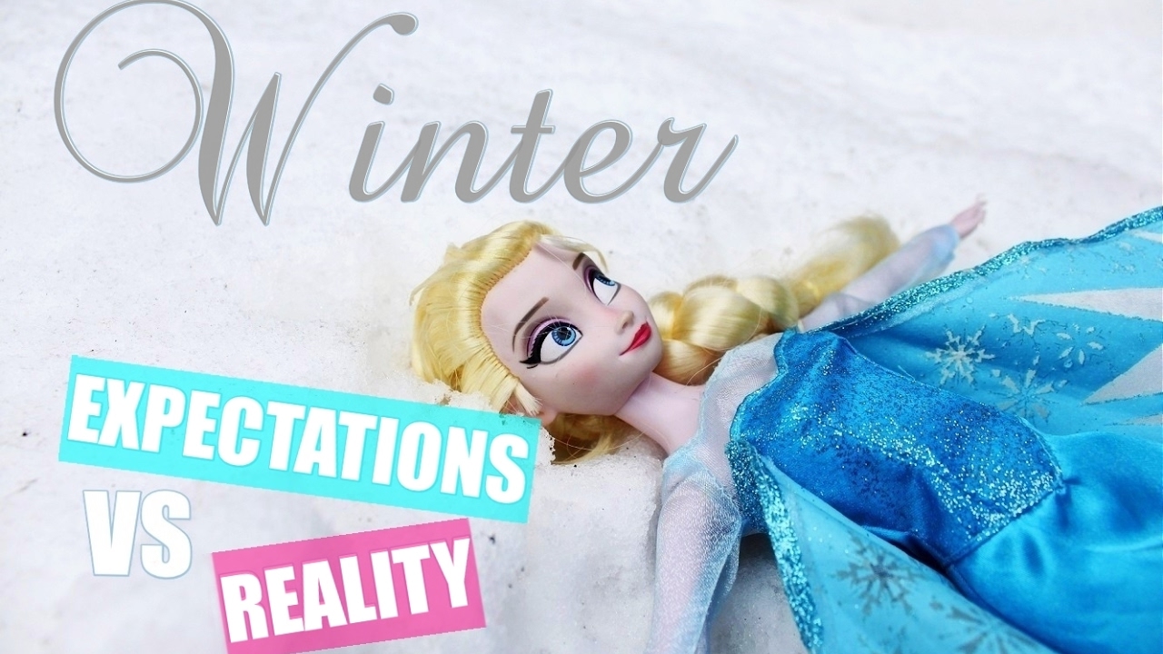 【Frozen】WINTER Expectations vs Reality (Stop motion) YouTube