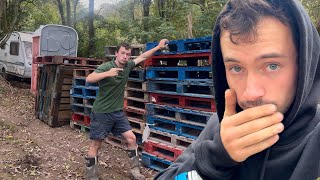 Clearing the way for FINLAND HQ!? | Finland Off Grid 🛖🫩