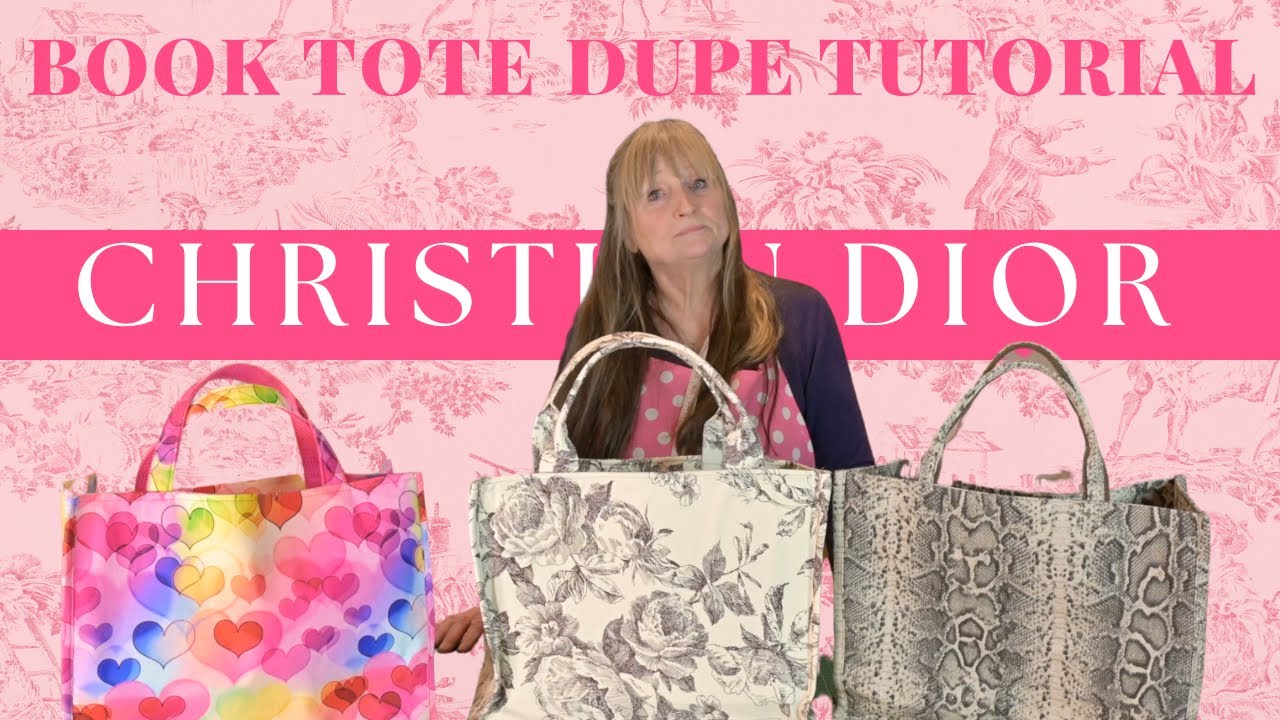 Dior Book Tote Dupe – Petite Paulina