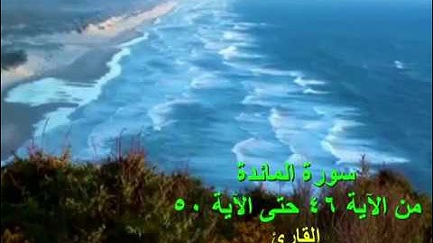روائع تلاوات القارئ فهد الدوسري سورة المائدة من الآية  46 حتى الآية  50