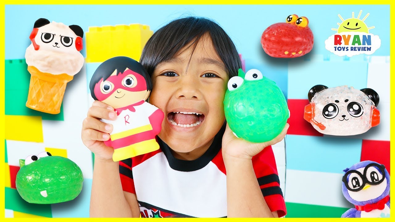 Guess the Squishy Toys Challenge with Ryan's World Toys ...