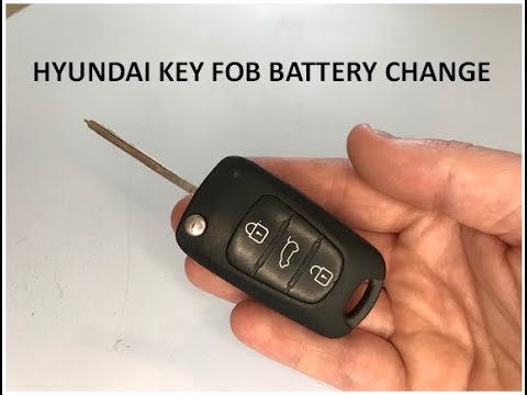 Hyundai i30 Key Fob Battery Replacement -
