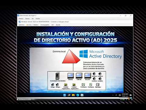 Instalar y configurar Active Directory 2025 paso a paso
