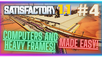 EASY Computers, Heavy Modular Frames and more in Satisfactory 1.1 | Minimalist Let