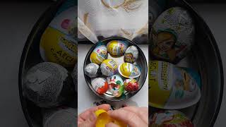 Surprise Eggs Reveal Amazing Toys. No talking.No music. Satisfying sounds. #egg #candy #sweets #asmr