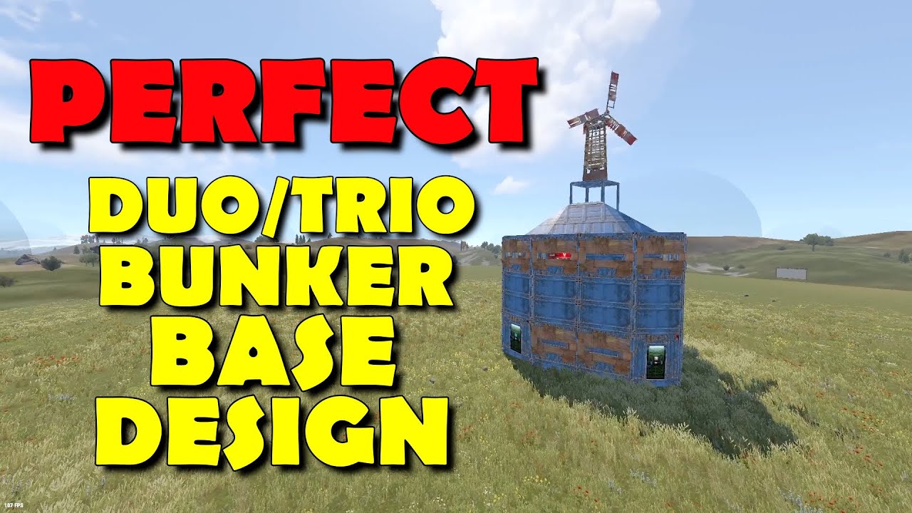 RUST PERFECT SOLO/DUO/TRIO BUNKER BASE 2025 - YouTube