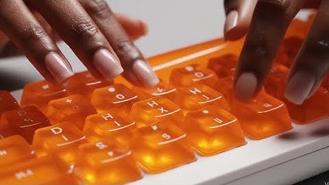 Ai Keyboard Typing ASMR, Satisfying Visuals - No Talking.
