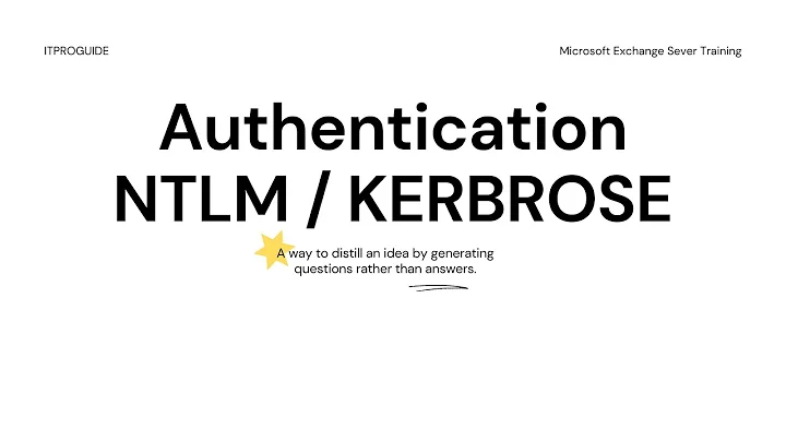 NTLM & Kerberos, How Outlook Authentication works with Exchange and Office 365