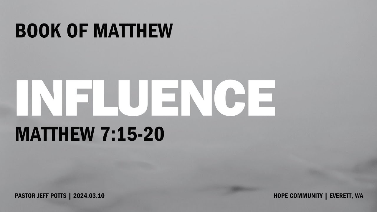 Finding True Influence: Align Your Heart with Jesus