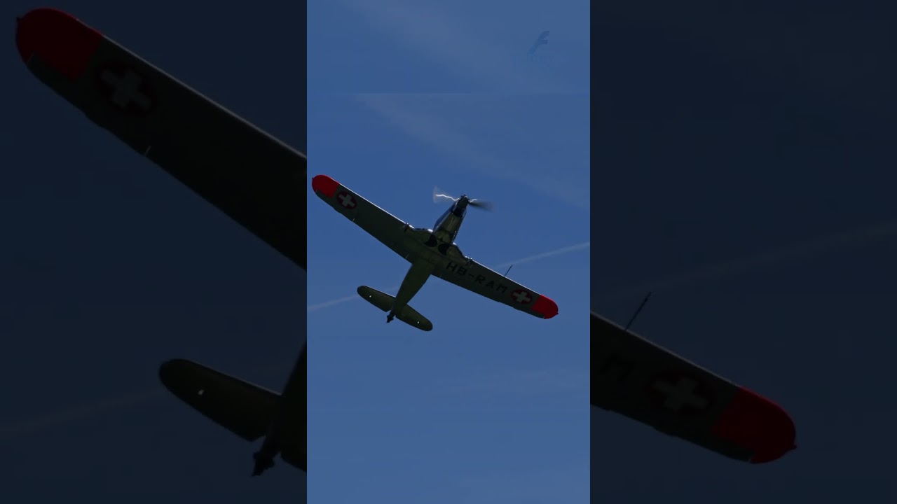 The Sound of a Classic Swiss Trainer 🇨🇭 Pilatus P-2