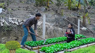 After overcoming many difficulties, the single mother has returned to a peaceful life.