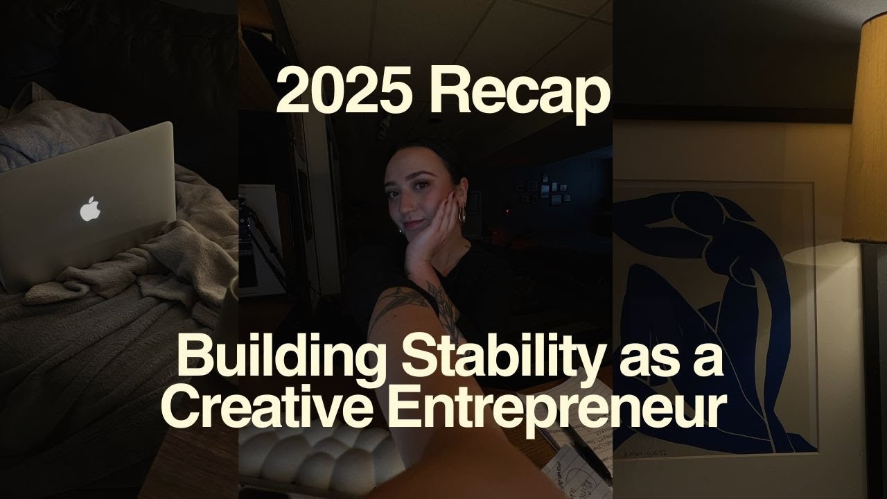Building Stability as a Creative Entrepreneur: 2025 Recap & January Favorites | Solo Entry 01