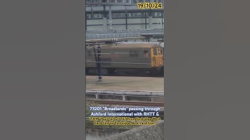 73201 & 73119 from Tonbridge West Yard Gbrf RHTT! #trainspotting #class73 #rhtt