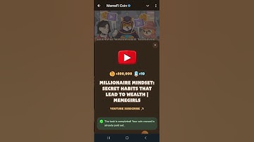 Code - Millionaire Mindset: Secret Habits That Lead to Wealth | MemeGirls #memefi #nft