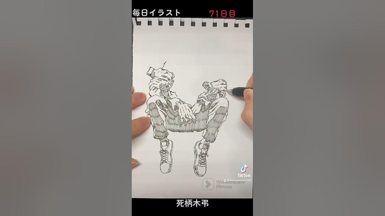 毎日イラスト ７１日目 死柄木弔 Shorts イラスト イラストタイムラプス イラストメイキング ヒロアカ 僕のヒーローアカデミア ヴィラン イラスト練習中 毎日イラスト Youtube
