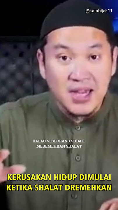 Kerusakan Hidup Dimulai Ketika Shalat Diremehkan - Ceramah Singkat Ust. Oemar Mita. Lc