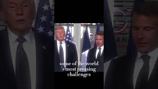 Trump &amp; Macron at G7: Diplomacy, Handshakes, and the Art of Looking Productive  #geopolitics