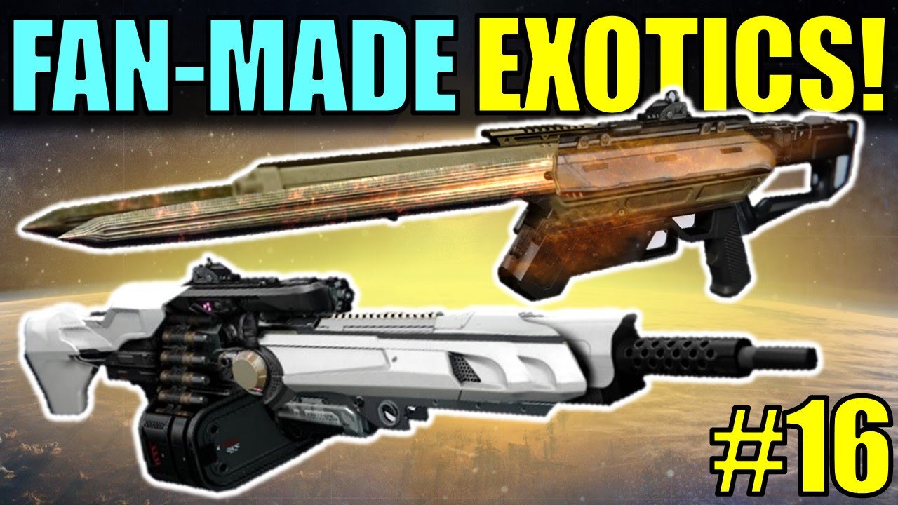 Destiny FANMADE EXOTICS! LASER RIFLE Submit YOUR Exotic Idea