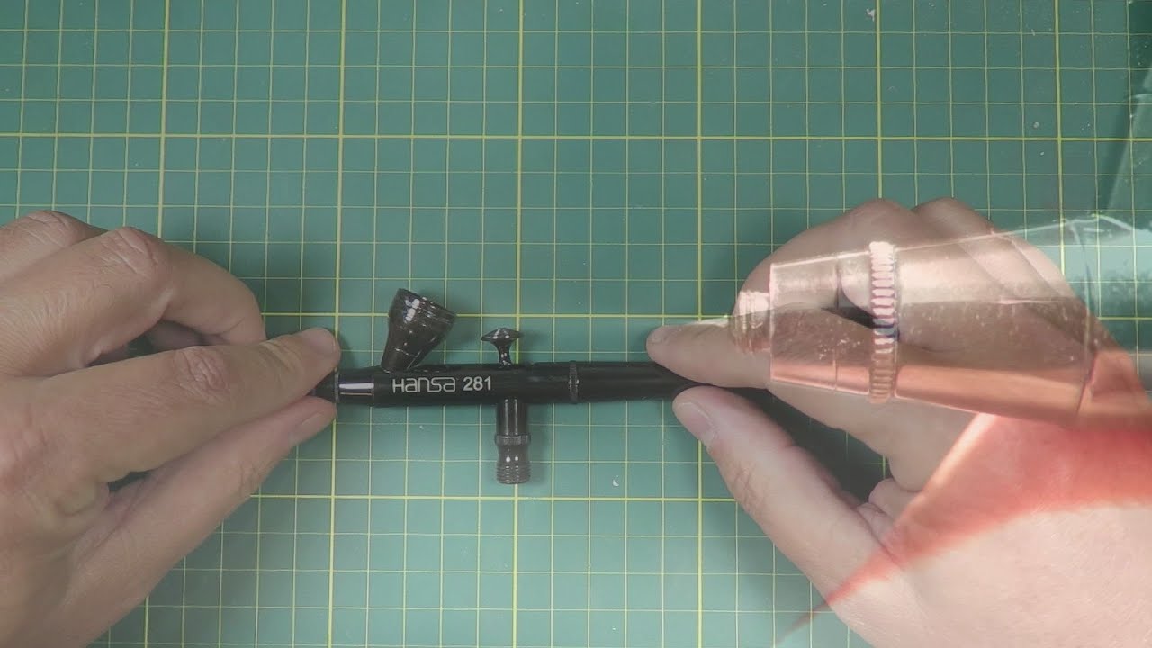 Hansa 281, um aerógrafo diferente [Entendendo o aerógrafo]