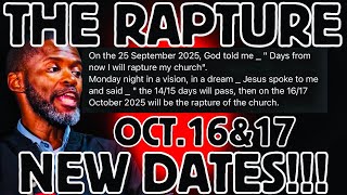 AGAIN??? JOSHUA MHLAKELA DOES IT AGAIN NEW RAPTURE DATES FOR OCTOBER 16 & 17! WHAT DO YOU THINK?