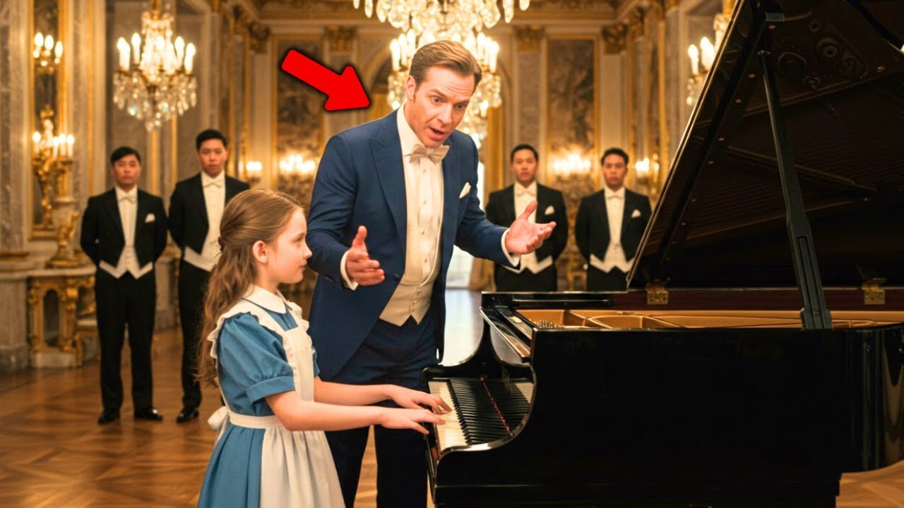 Un millionnaire a dit: «Enlève tes mains du piano» Mais la fille de la serveuse a surpris tout le..